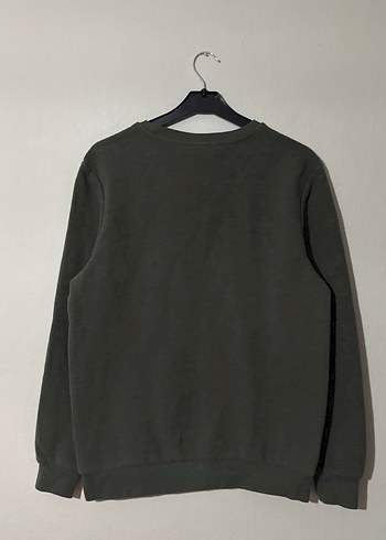 Defacto Haki Erkek Sweatshirt S Beden - Görsel 4