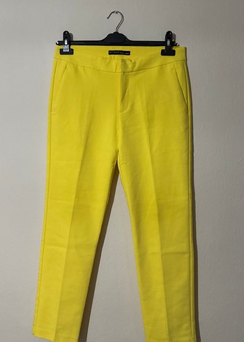 Karol Basic Sarı Kadın Kumaş Pantolon XL - Görsel 3