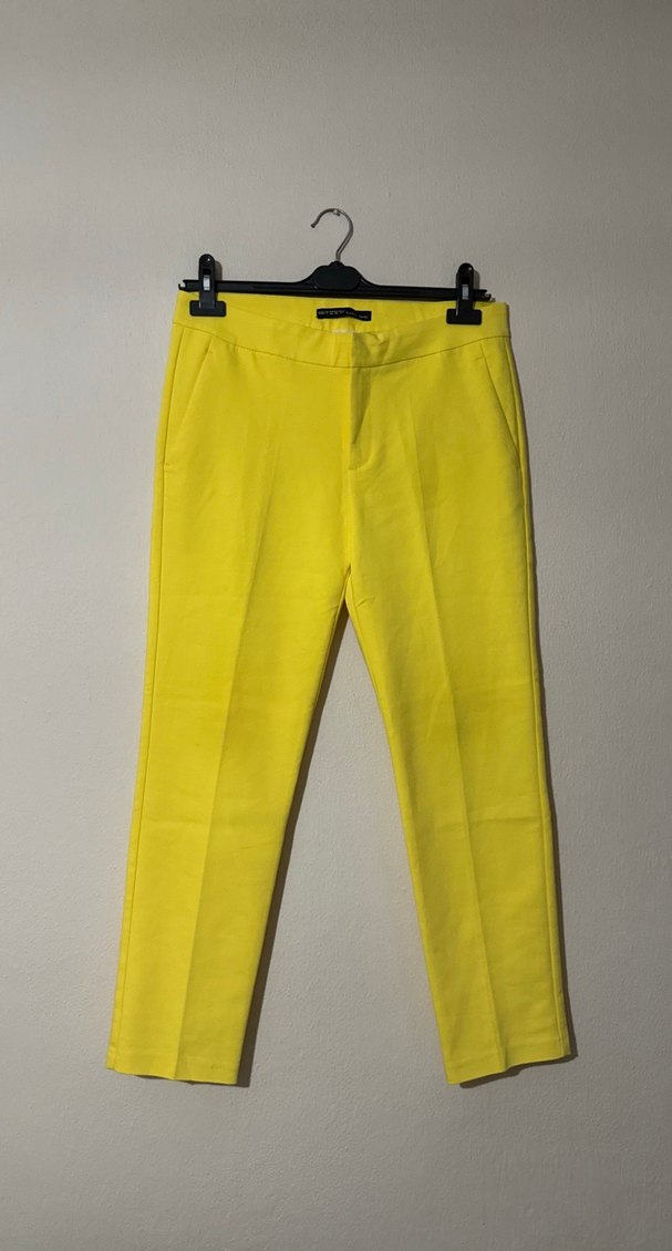 Karol Basic Sarı Kadın Kumaş Pantolon XL - Görsel 2