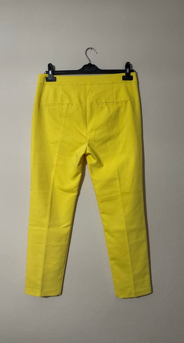 Karol Basic Sarı Kadın Kumaş Pantolon XL - Görsel 4