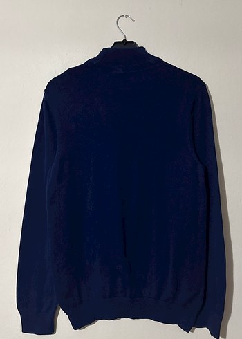 LCW Lacivert %100 Pamuk Erkek Yüksek Yaka Kazak - Görsel 5