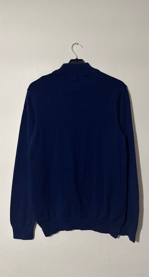 LCW Lacivert %100 Pamuk Erkek Yüksek Yaka Kazak - Görsel 5