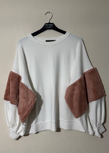 Balon Kollu Kadın Bluz S Beden - Görsel 3