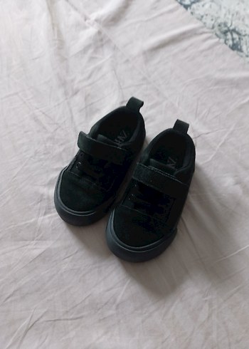 Siyah Erkek Çocuk Spor Ayakkabı Velcro