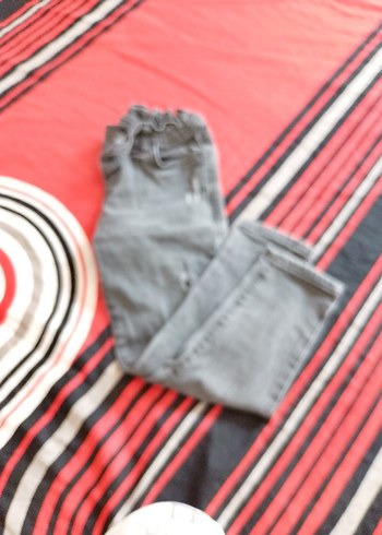 Zara Erkek Çocuk Mavi Batik Desenli Kot Pantolon