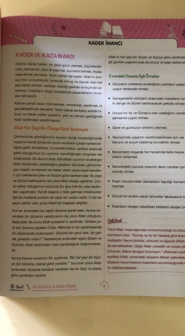 8. Sınıf Din Kültürü ve Ahlak Bilgisi Çalışma Kitabı - Görsel 4
