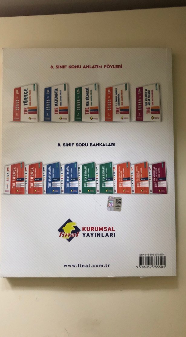 8. Sınıf The Fen Bilimleri Soru Bankası - Görsel 3