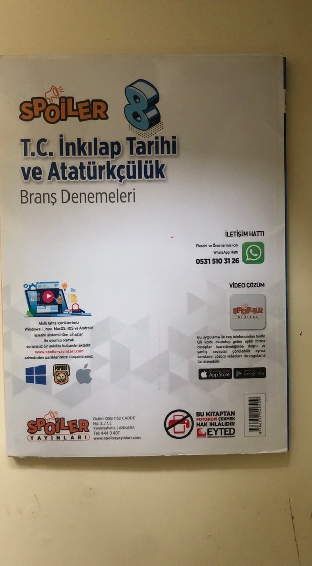 T.C. İnkılap Tarihi ve Atatürkçülük Deneme Kitabı - Görsel 2