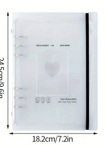 Sayfasız A5 macaron binder