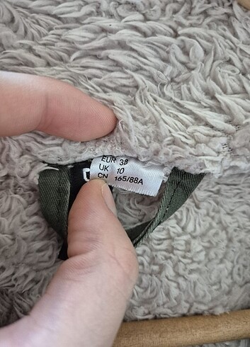 38 Beden yeşil Renk Kadın mont 