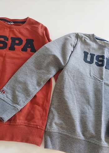 U.S. Polo Assn. Erkek Çocuk Gri Sweatshirt
