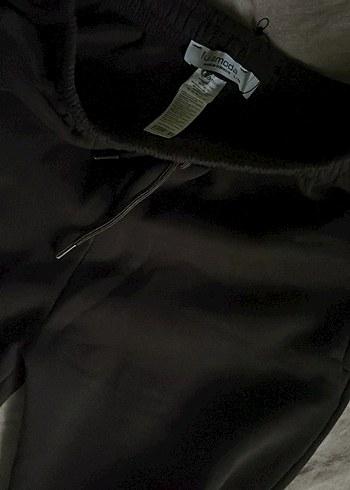 Kahverengi Rahat Kesim Kadın Eşofman Altı - Görsel 2