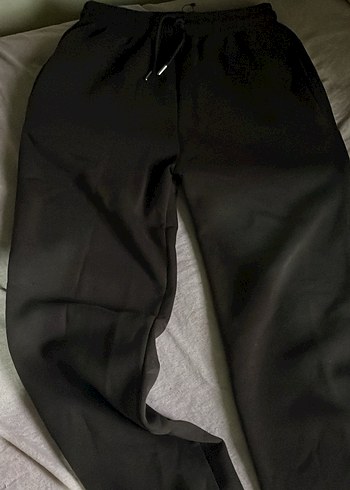 Kahverengi Rahat Kesim Kadın Eşofman Altı - Görsel 3