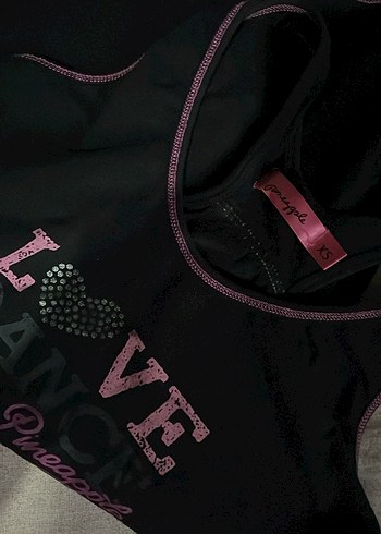 Siyah Straplez Baskılı Atlet - Görsel 4