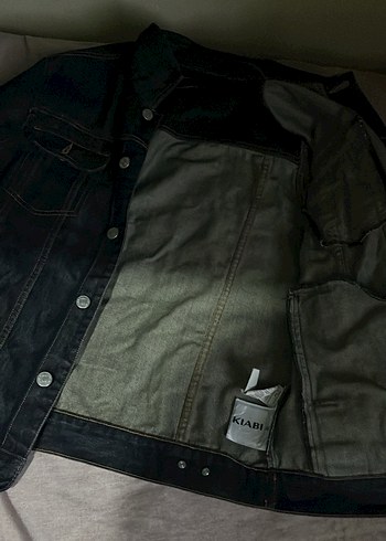 lacivert Düğmeli Kot Ceket - Görsel 3