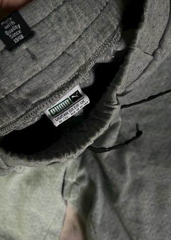 Gri Puma Fermuarlı Şort - Görsel 3