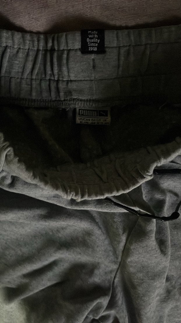 Gri Puma Fermuarlı Şort - Görsel 2