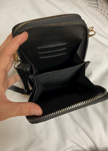 Siyah Kadın Çapraz Askılı Çanta - Görsel 2