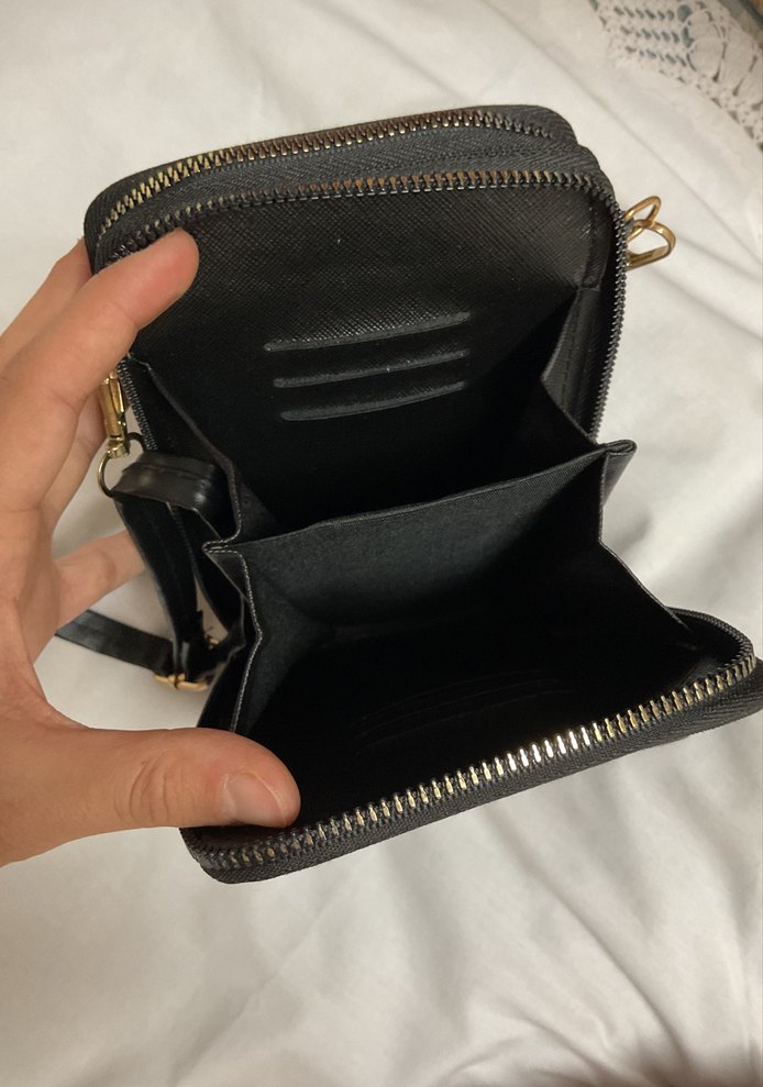 Siyah Kadın Çapraz Askılı Çanta - Görsel 2