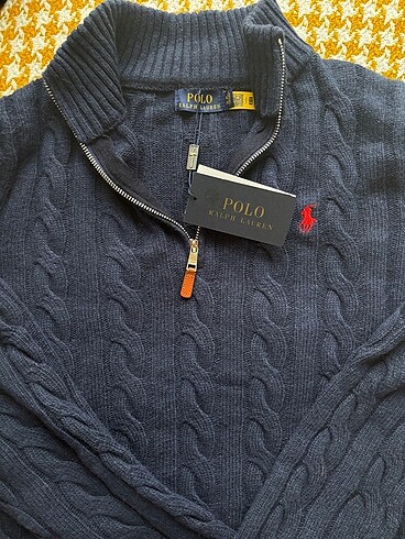 Ralph Lauren Örgü Fermuarlı Kazak