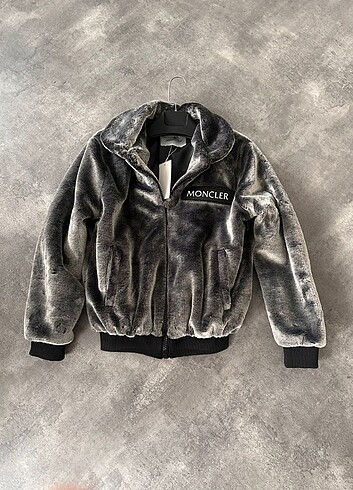 yünlü peluş unisex mont kaban 
