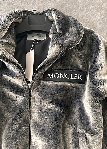 Moncler yünlü peluş unisex mont kaban 