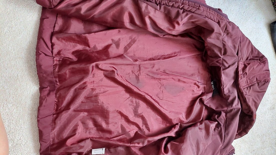 Bordo Kapüşonlu Kadın Kışlık Mont - Görsel 2