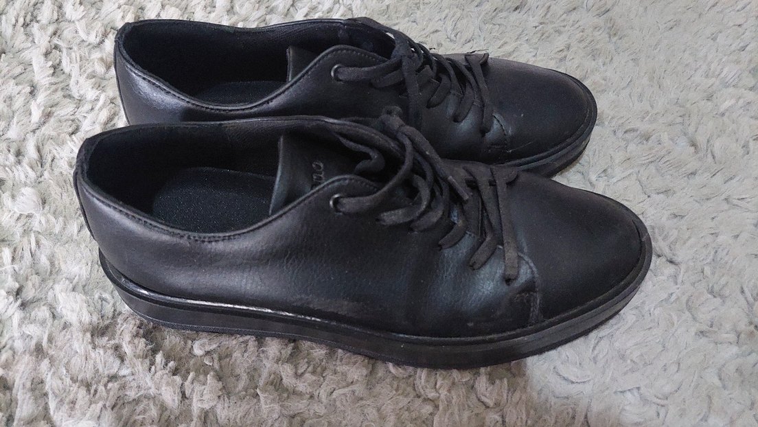 Minimalist Siyah Erkek Sneakers - Görsel 2