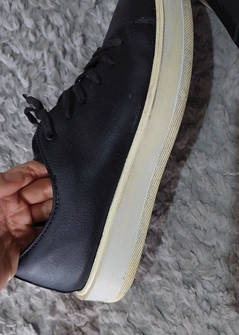 Siyah Minimalist Erkek Sneakers - Görsel 3