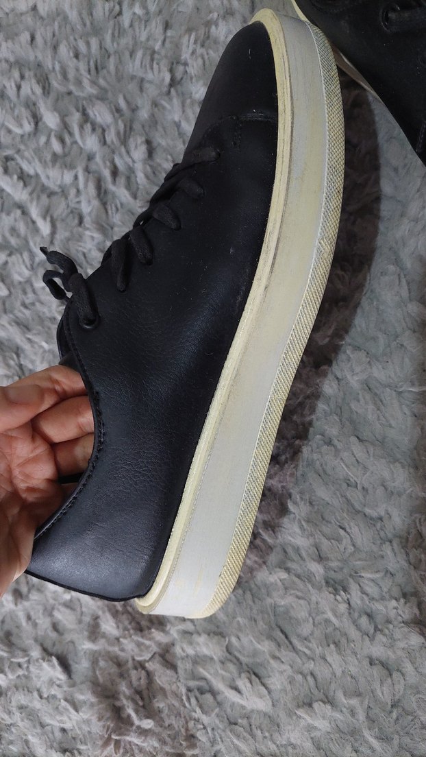 Siyah Minimalist Erkek Sneakers - Görsel 3