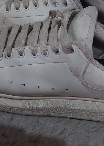 Beyaz Erkek Stiletto Topuklu Spor Ayakkabı - Görsel 3