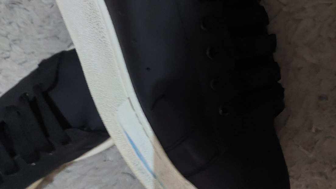 Siyah Düz Tabanlı erkek Spor Ayakkabı - Görsel 3