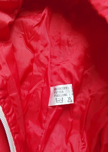 Kız Bebek Kırmızı Kapüşonlu Kayak Tulumu 2,5 yaşa kadar uyumam - Görsel 4