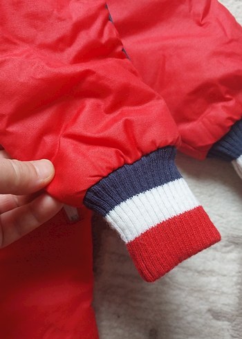 Kız Bebek Kırmızı Kapüşonlu Kayak Tulumu 2,5 yaşa kadar uyumam - Görsel 3