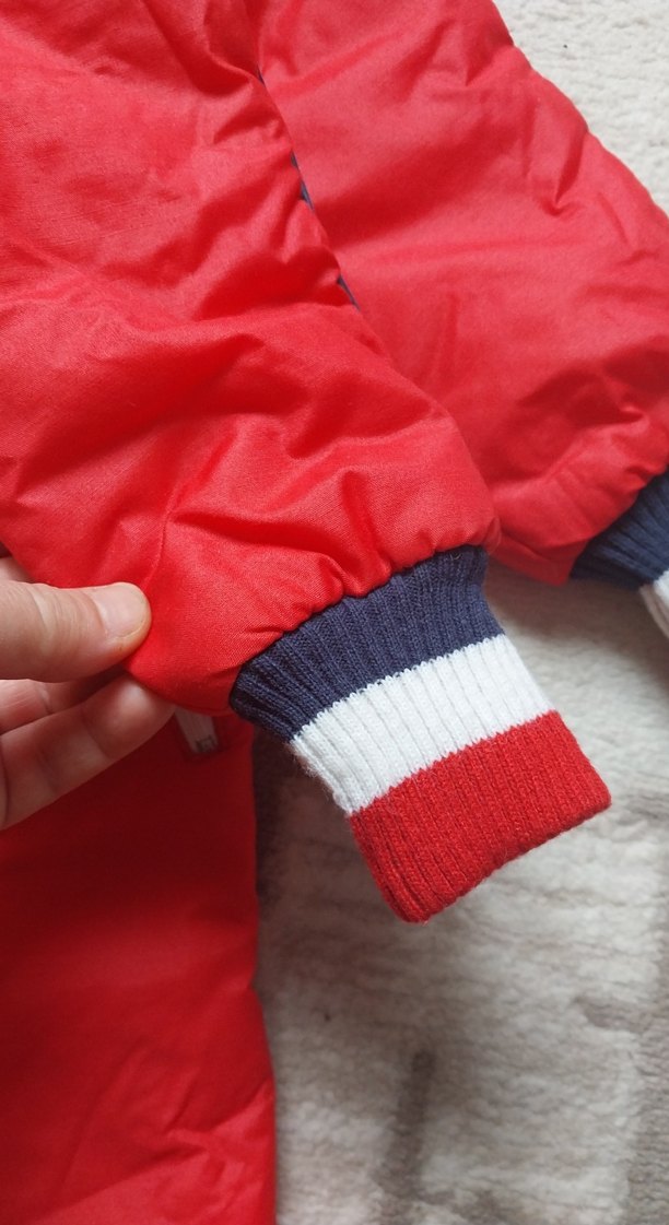 Kız Bebek Kırmızı Kapüşonlu Kayak Tulumu 2,5 yaşa kadar uyumam - Görsel 3