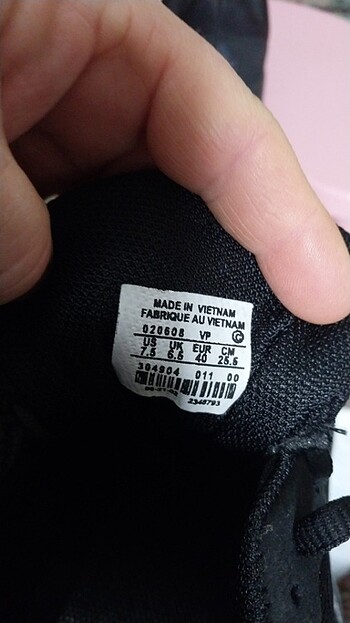 40 Beden siyah Renk 40 numara Adidas marka