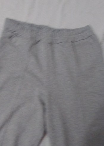 Gri erkek kadın giyebilir Rahat Kesim Eşofman Altı - Görsel 3