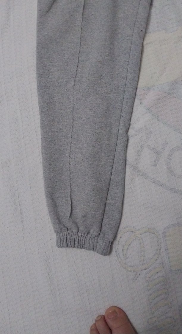 Gri erkek kadın giyebilir Rahat Kesim Eşofman Altı - Görsel 2