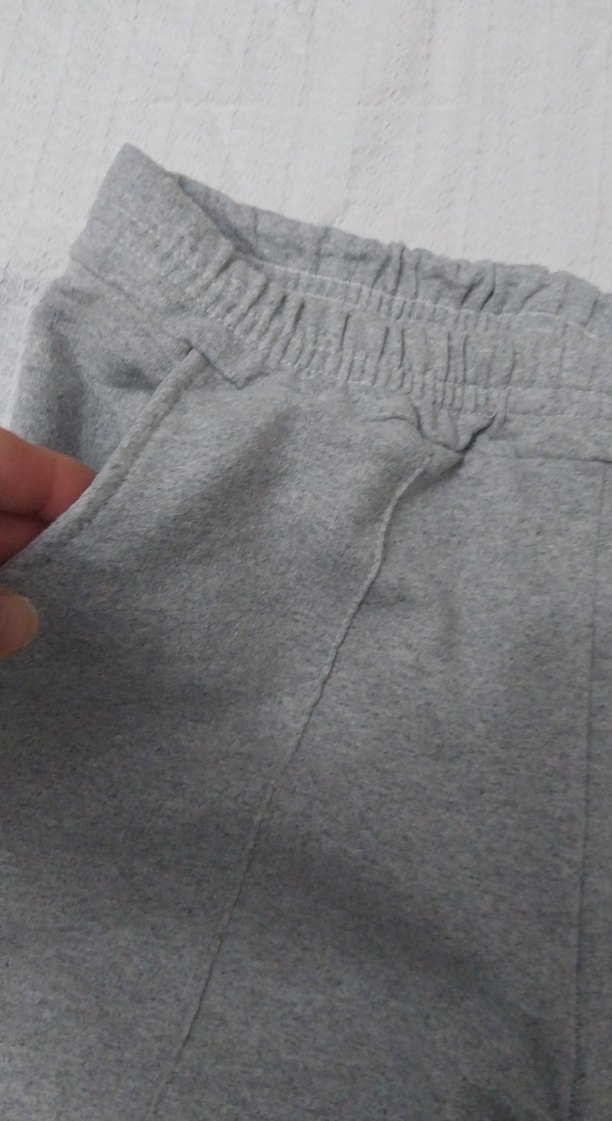 Gri erkek kadın giyebilir Rahat Kesim Eşofman Altı - Görsel 4