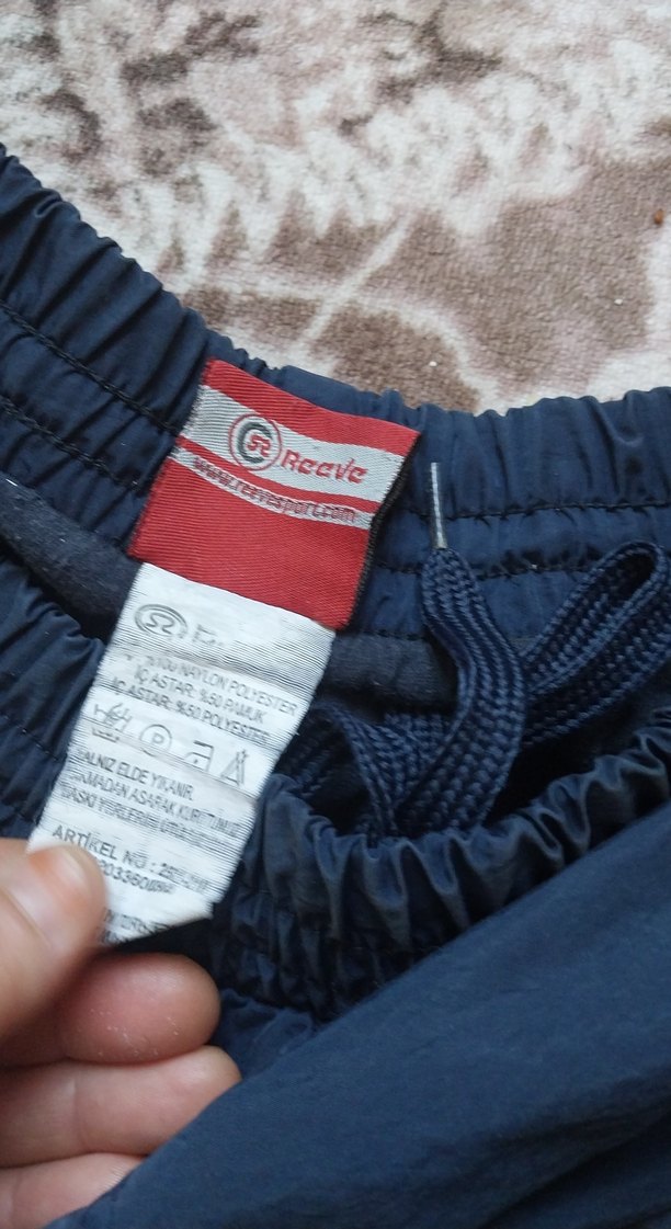 Erkek Mavi Rahat Kesim Kayak Pantolonu - Görsel 4