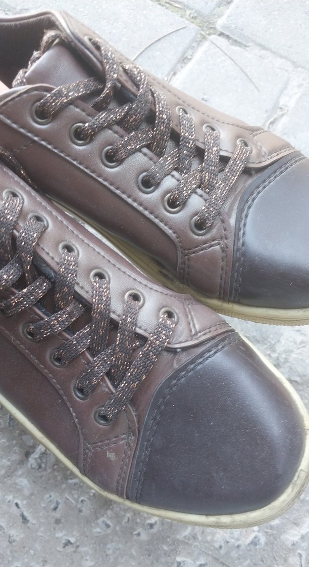 Erkek Kahverengi Street Style Ayakkabı Bağcıkları 37 numara - Görsel 2