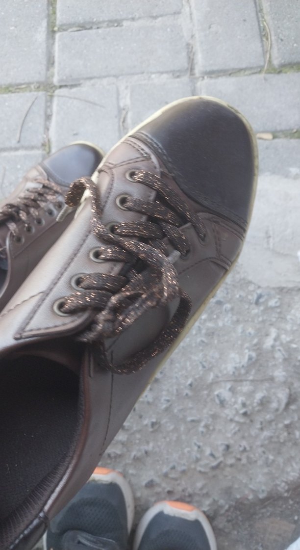 Erkek Kahverengi Street Style Ayakkabı Bağcıkları 37 numara - Görsel 3