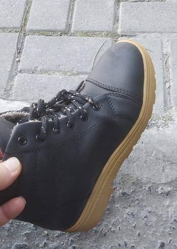 Gri Bağcıklı Erkek Botları - Görsel 2