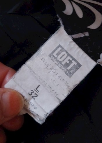 Desenli Siyah Erkek Mini Şort - Görsel 5