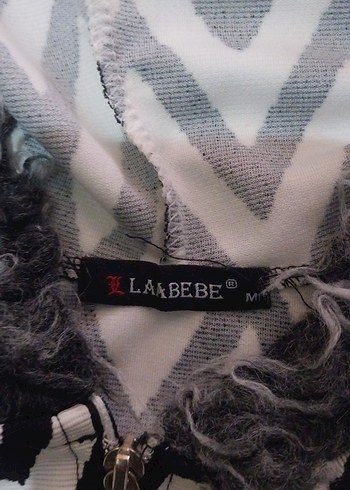 Zebra Desenli Midi Kadın Yağmurluk - Görsel 4