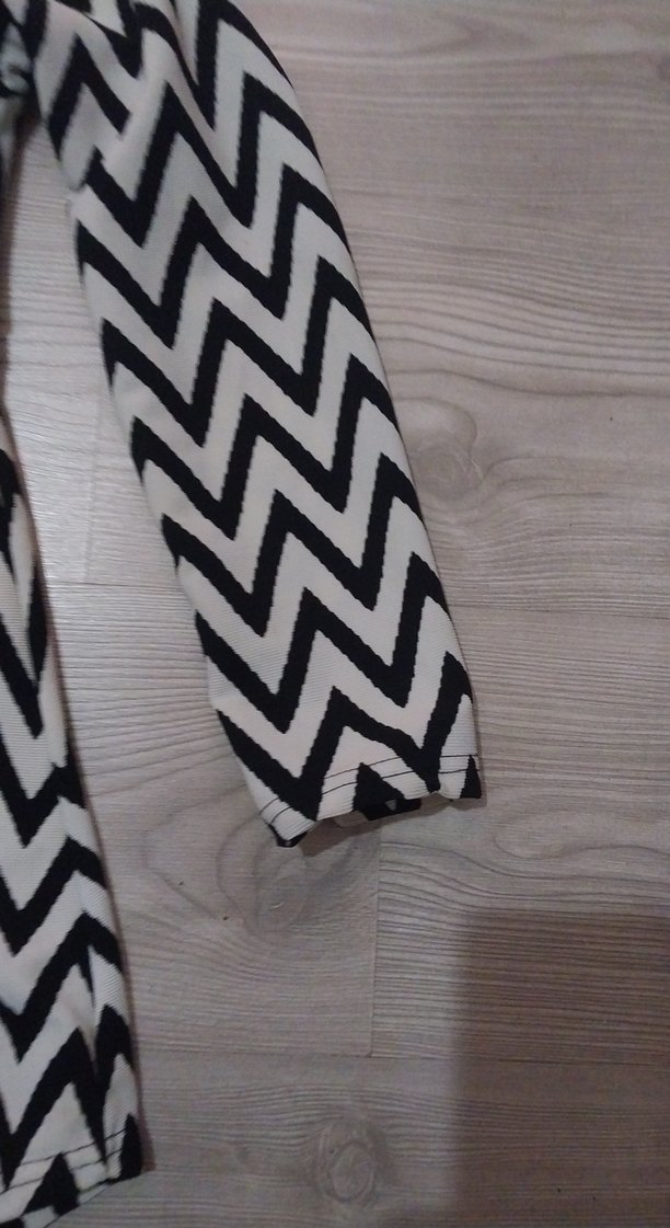 Zebra Desenli Midi Kadın Yağmurluk - Görsel 5