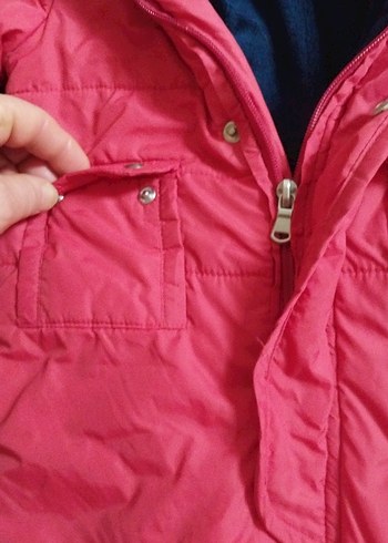 Fermuarlı Pembe Bebek Kış Tulumu - Görsel 6