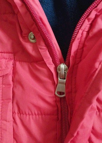 Fermuarlı Pembe Bebek Kış Tulumu - Görsel 5