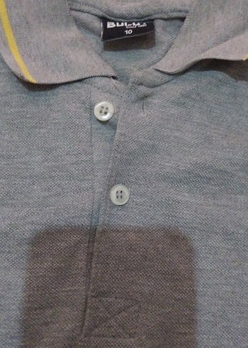 Gri Erkek Polo Tişört, Kısa Kollu, Regular Fit - Görsel 6