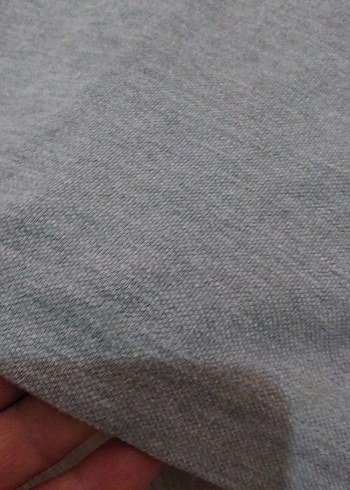 Gri Erkek Polo Tişört, Kısa Kollu, Regular Fit - Görsel 7